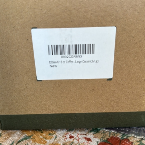 Dowan 8oz coffee large ceramic mug NEW - Picture 3 of 5